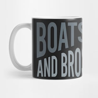 Mens Friendcation Boats and Bros Mug